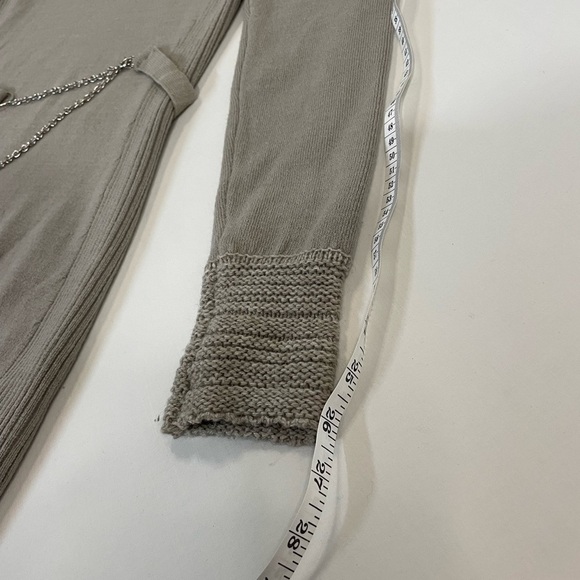 Le Chateau Tunic Sweater, Long Sleeve, Cowl Neck, Beige, Size Small W Belt - Picture 8 of 8